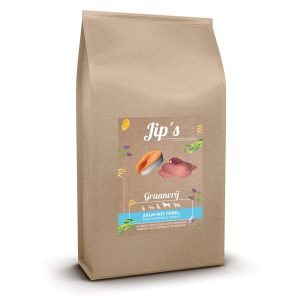graanvrij hondenvoer met zalm en forel