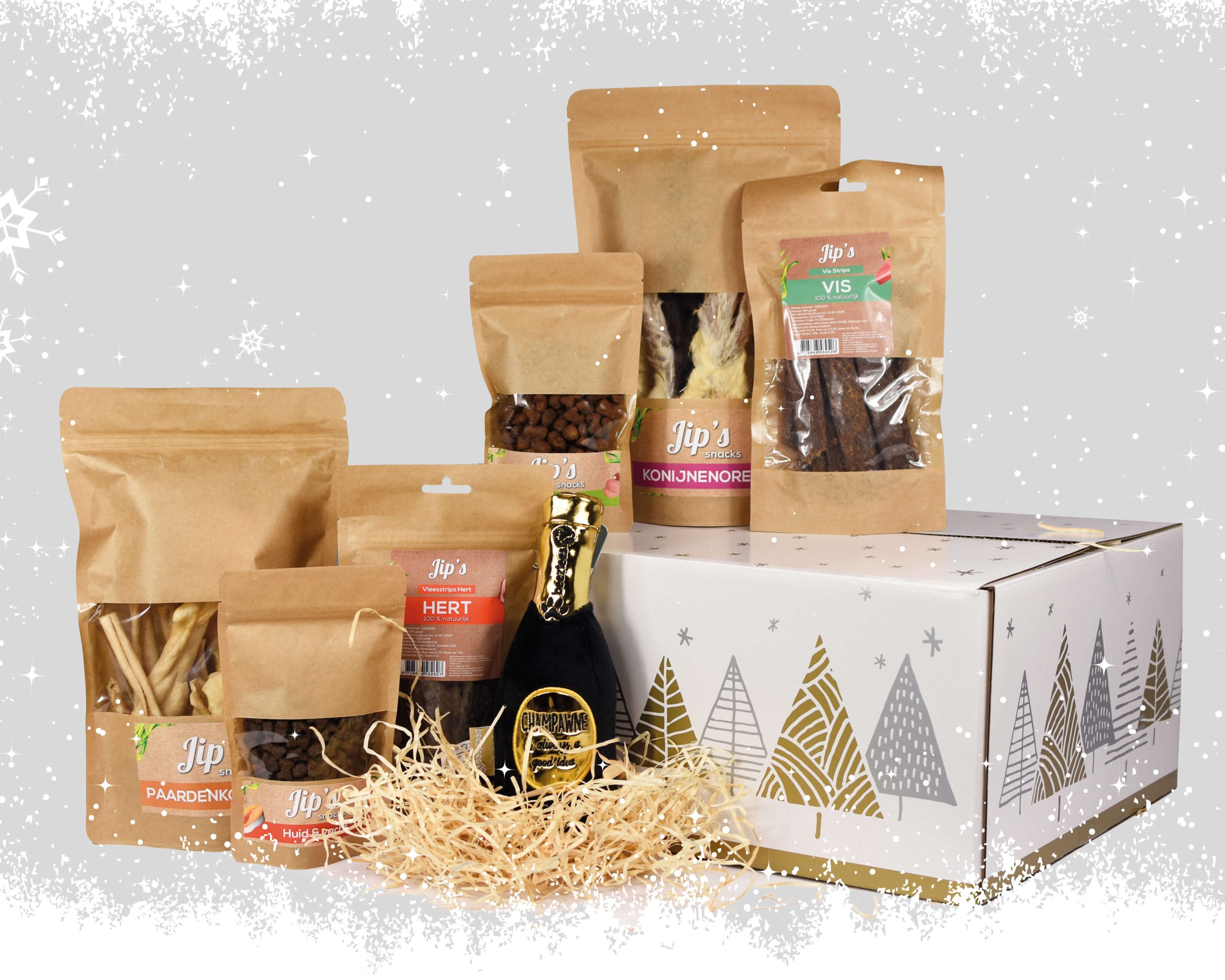 Snackpaket Weihnachtshund - Groß