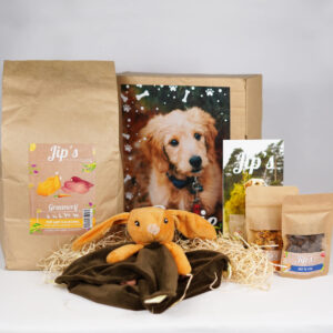 Alternative view of Jip's puppypakket