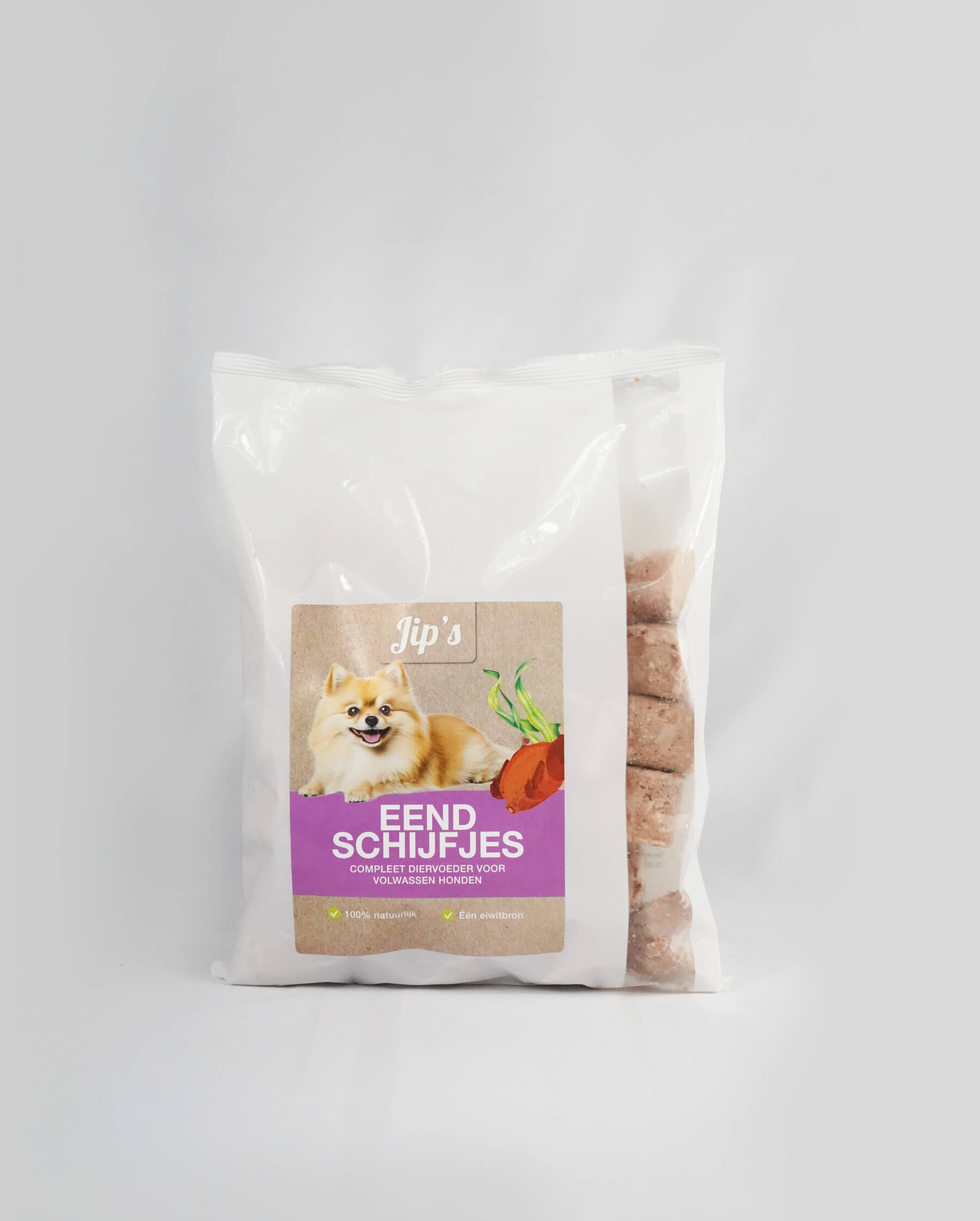 Jips vers vlees - Eend schijfjes